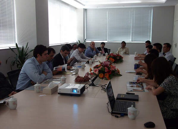 外賓到我公司參觀、座談