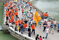 &ldquo;司能潤滑油&rdquo;在龍?zhí)讹h揚(yáng) &mdash;&mdash;暨&ldquo;積極工作  健康生活&rdquo;健步走活動(dòng)